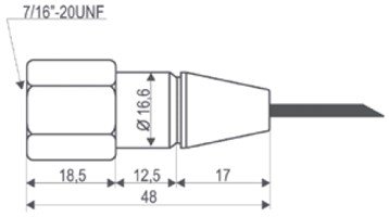Датчик давления PP-50 Dixell Датчик давления PP-50 Dixell