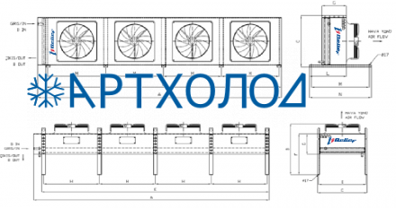 Воздушный конденсатор BS-ACV/H-X6-480-B-230 NG Belief Воздушный конденсатор BS-ACV/H-X6-480-B-230 NG Belief